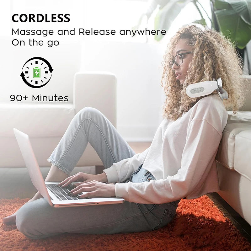 Smart Neck Massager-Muscle Relief & Heat