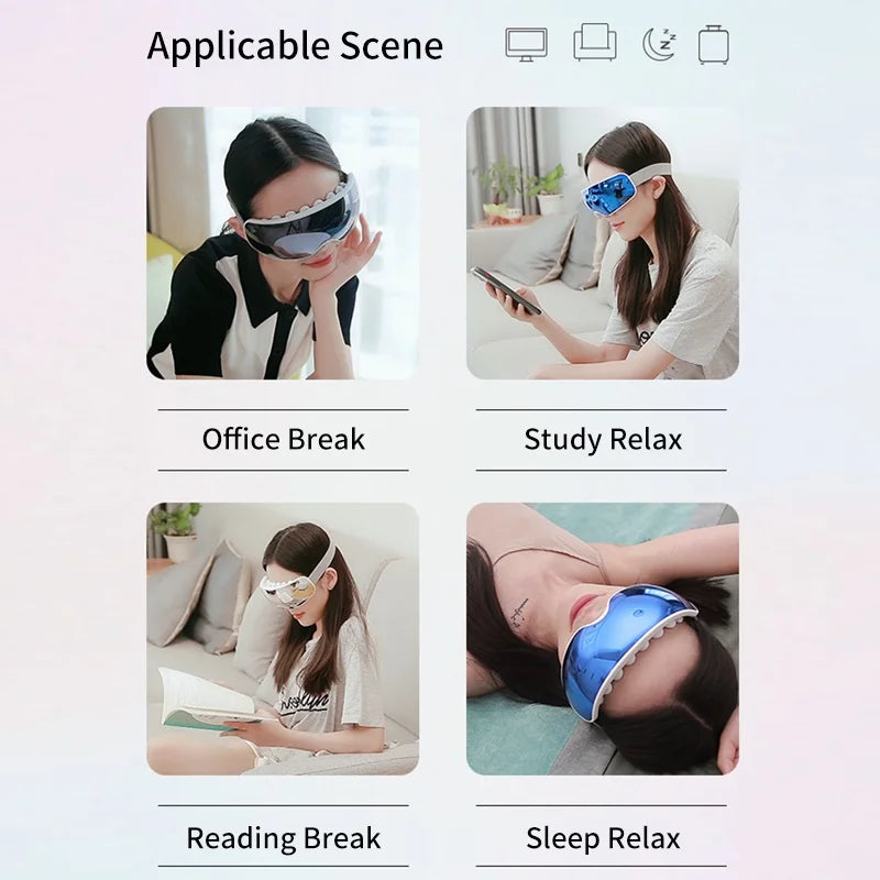 Smart Eye Relaxer-Bluetooth Massager with Heat & Instant Relief