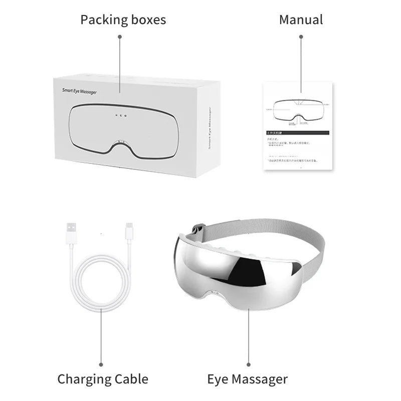 Smart Eye Relaxer-Bluetooth Massager with Heat & Instant Relief