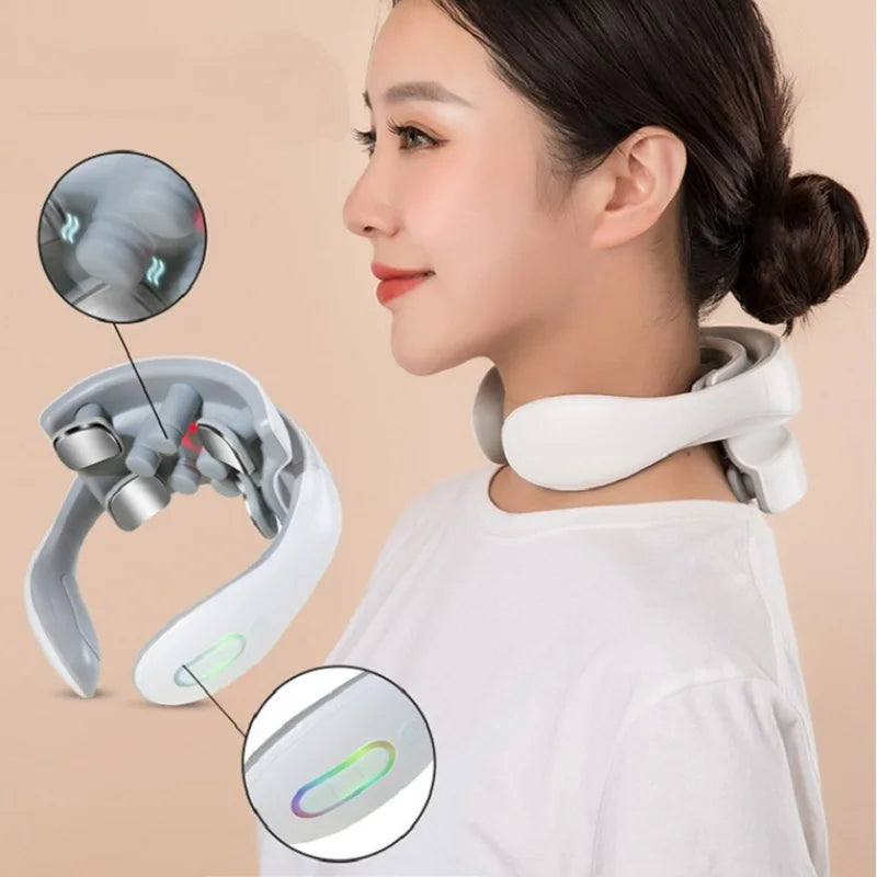 Smart Neck Massager-Muscle Relief & Heat