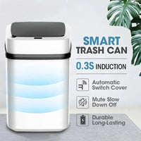 13L Smart Touch Bathroom & Kitchen Trash Bin