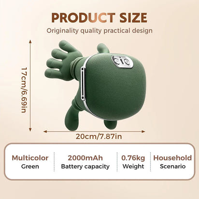 Wireless Real-Hand Neck Massager – Portable Deep Tissue Relief