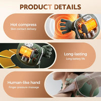 Wireless Real-Hand Neck Massager – Portable Deep Tissue Relief