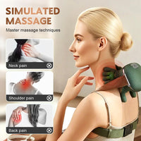 Wireless Real-Hand Neck Massager – Portable Deep Tissue Relief