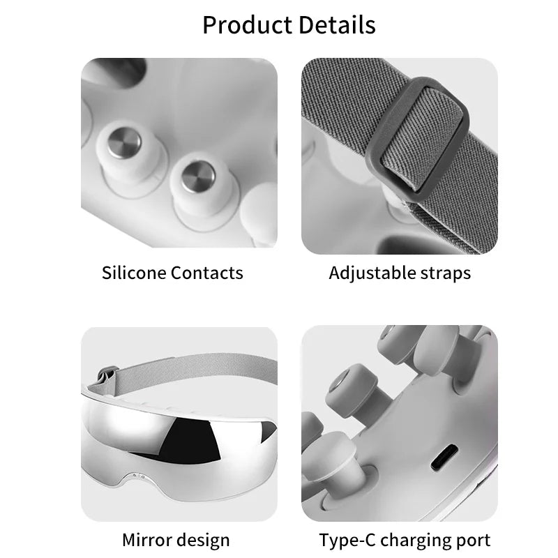 Smart Eye Relaxer-Bluetooth Massager with Heat & Instant Relief