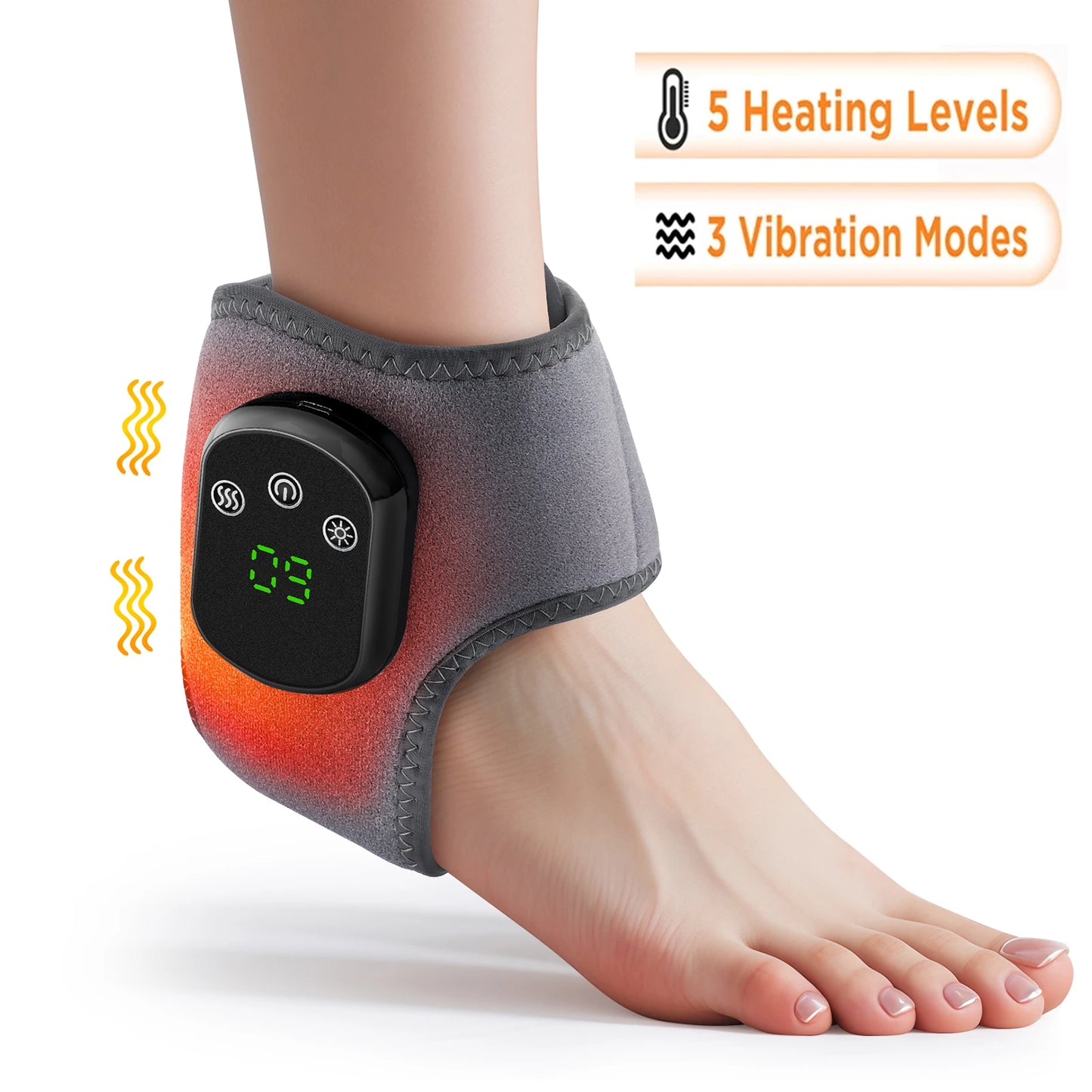 UltraRelief Foot & Hand Massager – Heat + Vibration